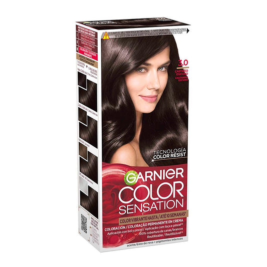 Garnier Color Sensation Permanent Hair Colour 3.0 Dark Brown