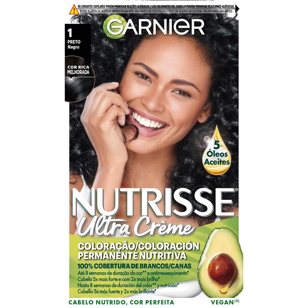 Garnier Nutrisse Permanent Hair Colour 1 Black