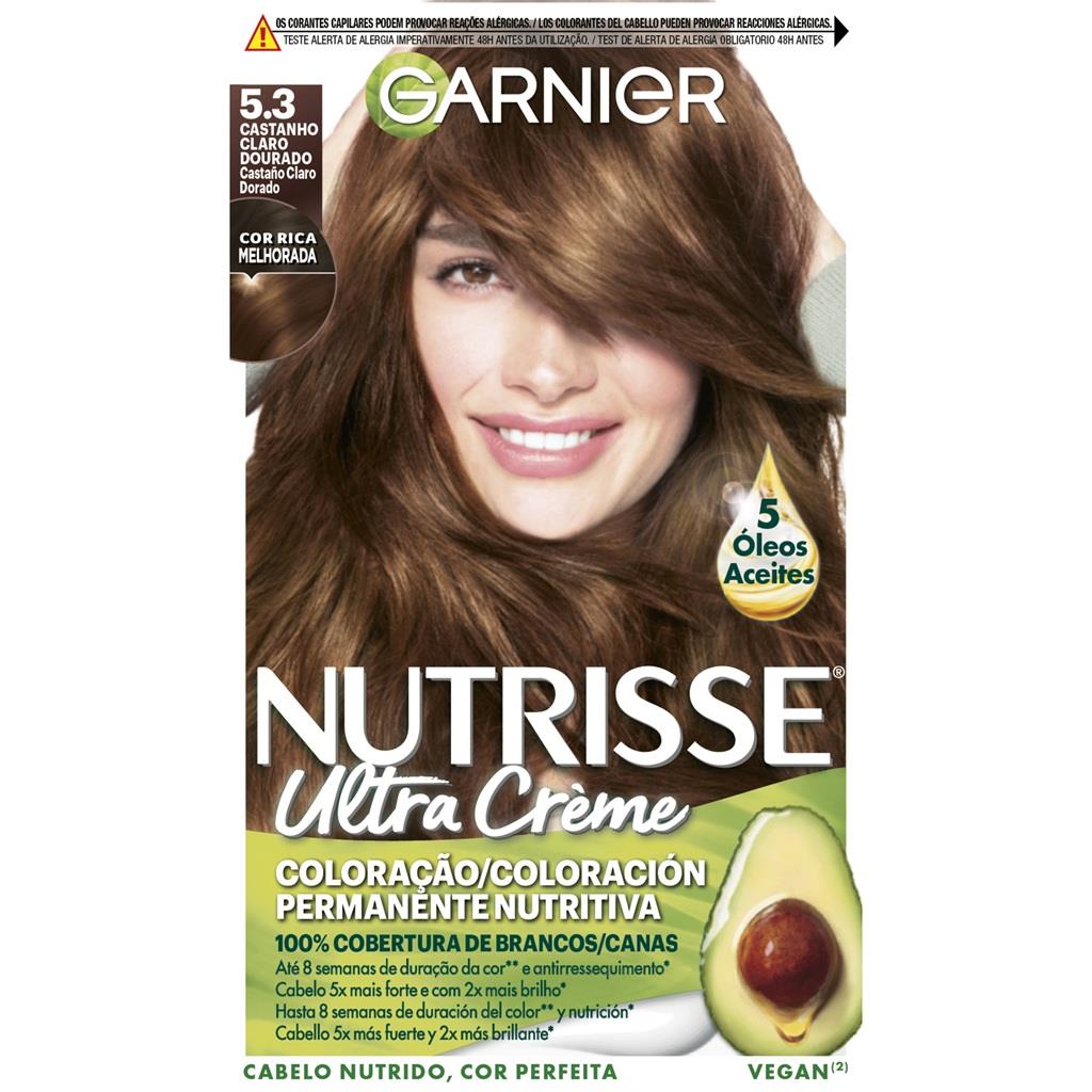 Garnier Nutrisse Permanent Hair Colour 53 Light Golden Brown