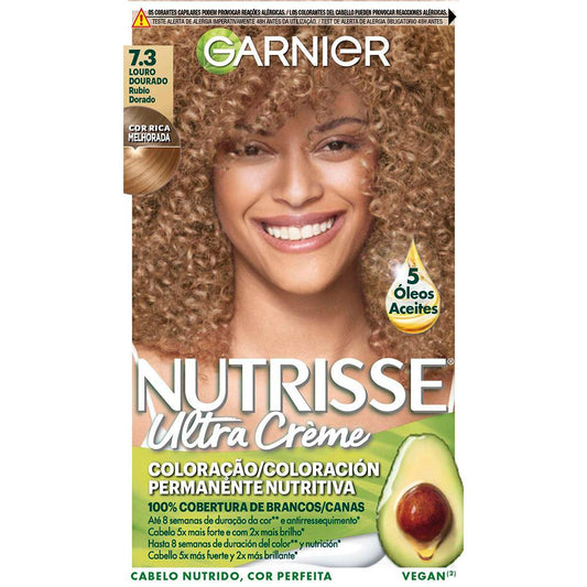 Garnier Nutrisse Permanent Hair Colour 7.3 Golden Blonde