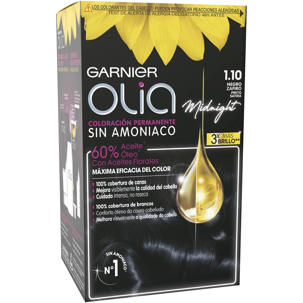 Garnier Olia Permanent Hair Colour 1.10 Sapphire Black