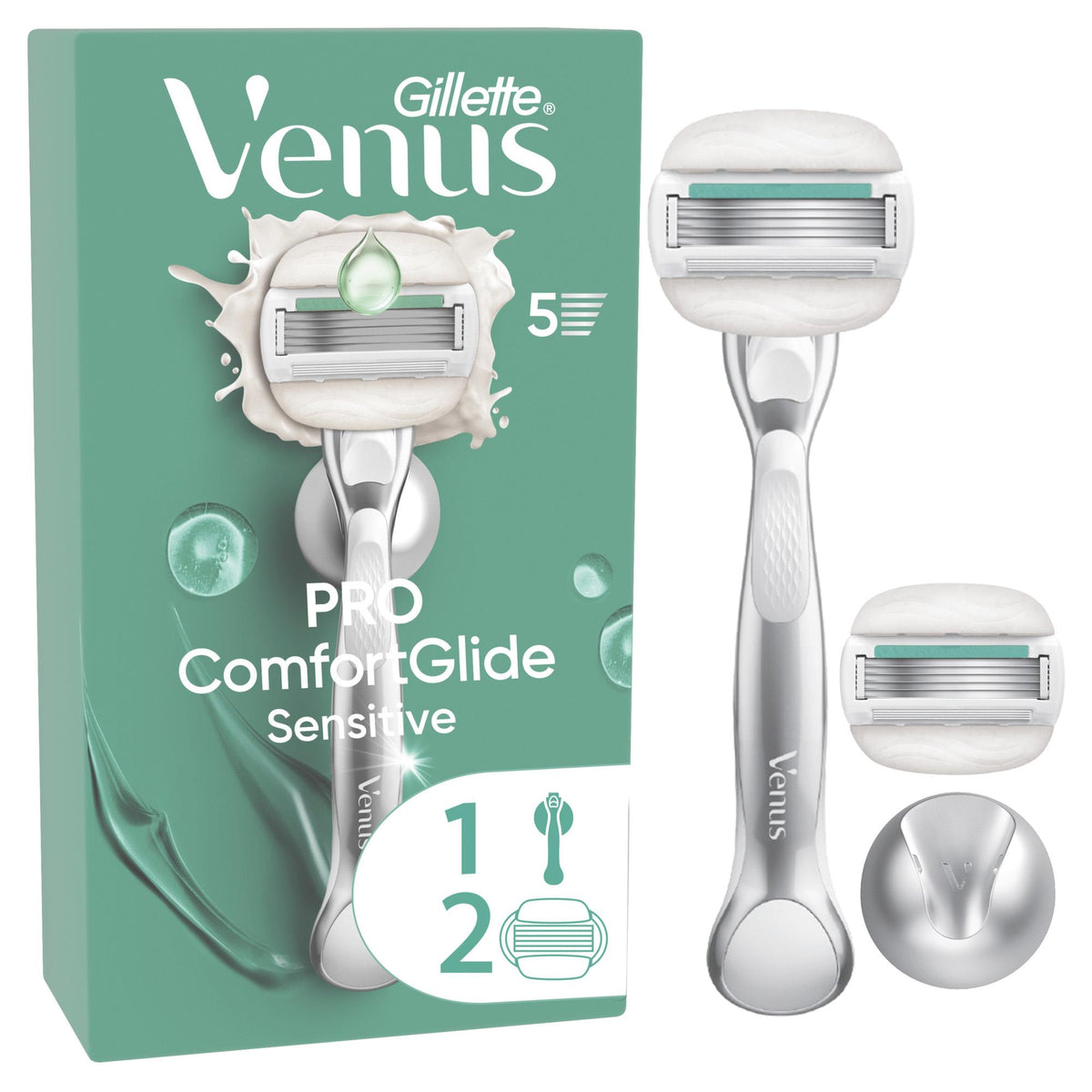 Gillette Venus Comfortglide Sensitive Razor with Refill