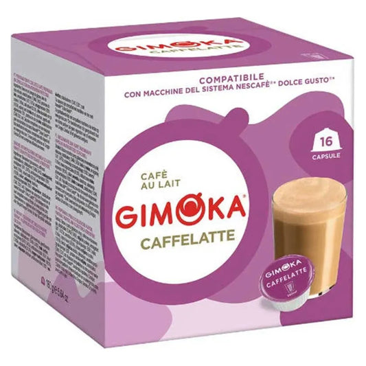 Gimoka Caffè Latte 16 Capsules for Dolce Gusto