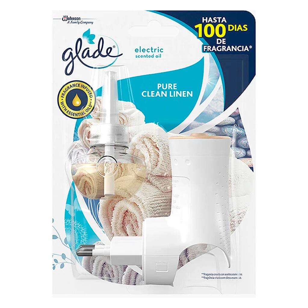 Glade Pure Clean Linen Plug-In Air Freshener with Refill