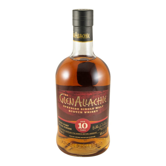 GlenAllachie 10 Year Old Ruby Port Wood Finish Single Malt Scotch Whisky 700ml 48% ABV