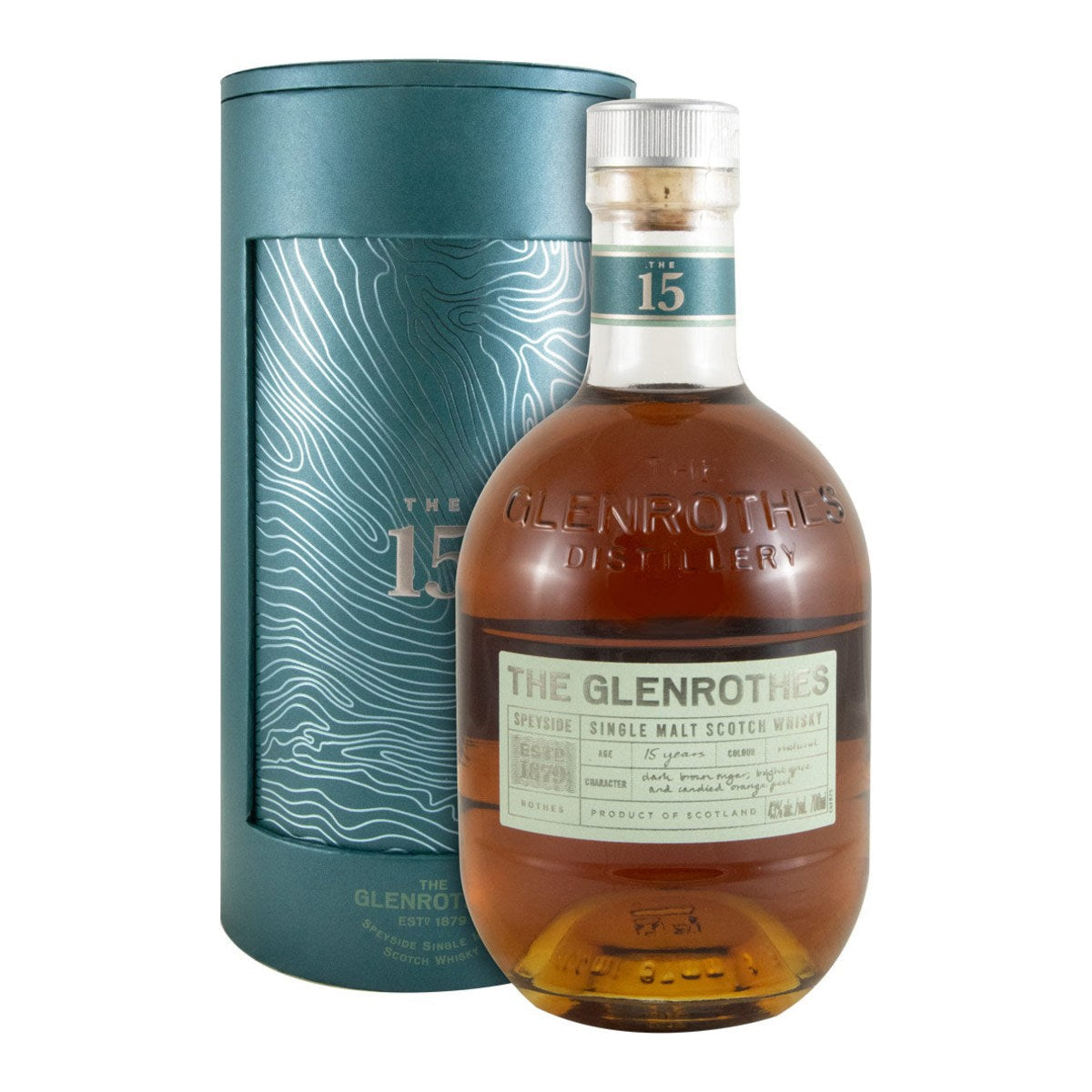 Glenrothes 15 Year Old Single Malt Scotch Whisky 700ml 43% ABV