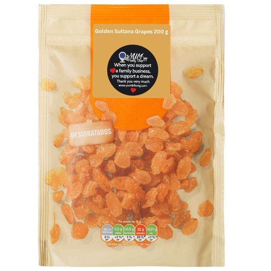 golden sultana grapes 200 g sweet dried grapes dried fruit fruit snacks dried fruit and fruit snacks collection