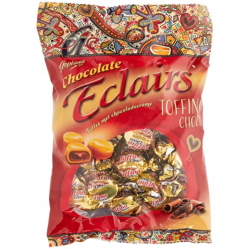 goplana chocolate eclairs 325g chewy caramel toffee sweets chocolate filled classic candy