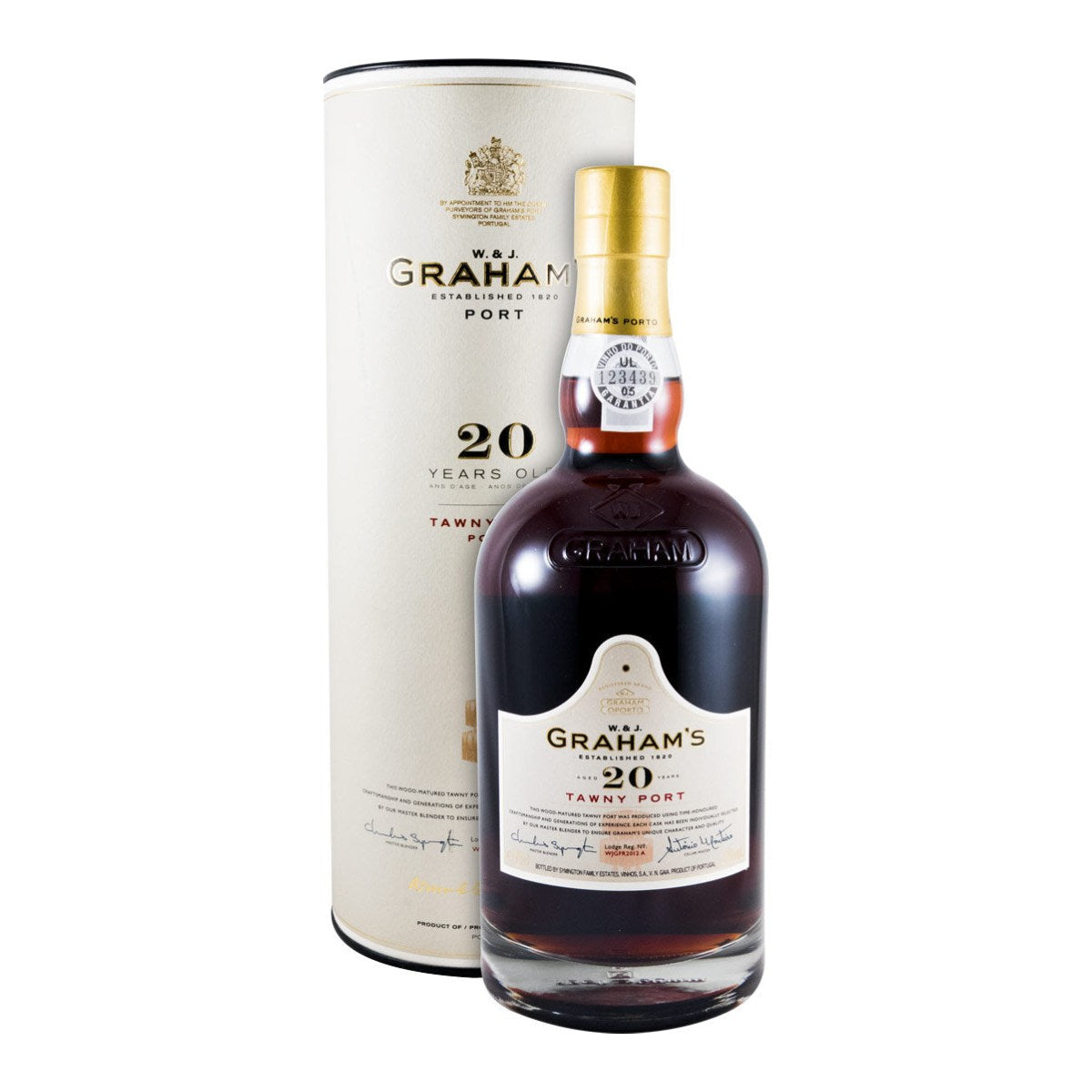Graham's 20 Year Old Tawny Porto Wine 750ml 20% ABV