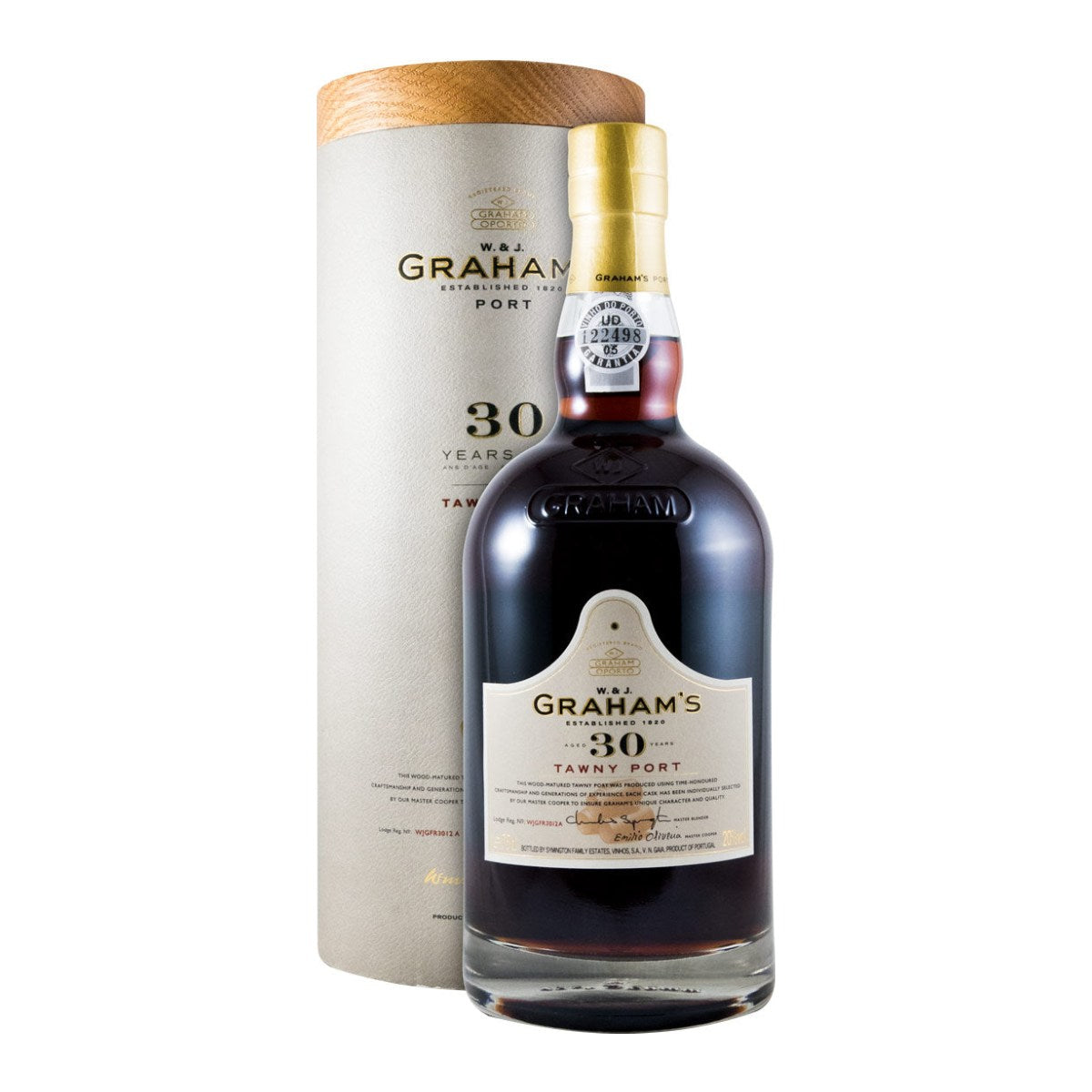 Graham's 30 Year Old Tawny Porto Wine 750ml 20% ABV
