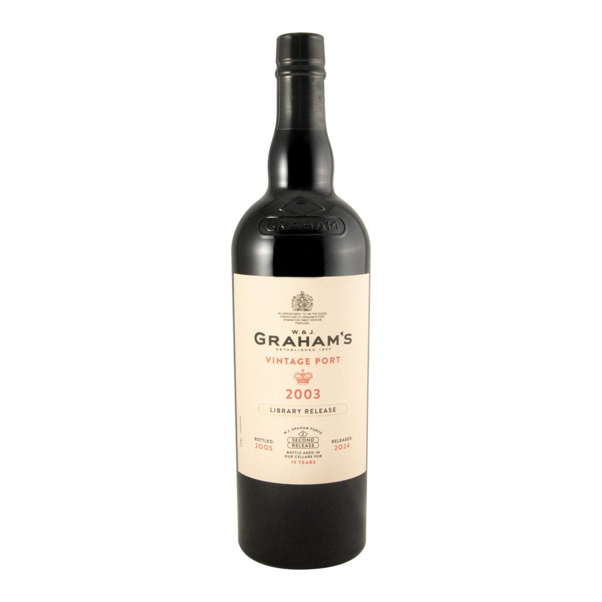 Graham's Library Release Vintage Porto Wine 2003 750ml 20% ABV