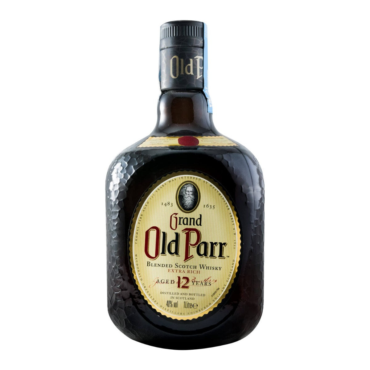 Grand Old Parr 12 Year Old Blended Scotch Whisky 1L 40% ABV