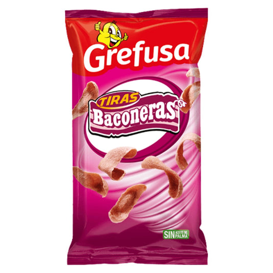 Grefusa Tiras Baconeras Bacon Flavour Corn Strips 33g