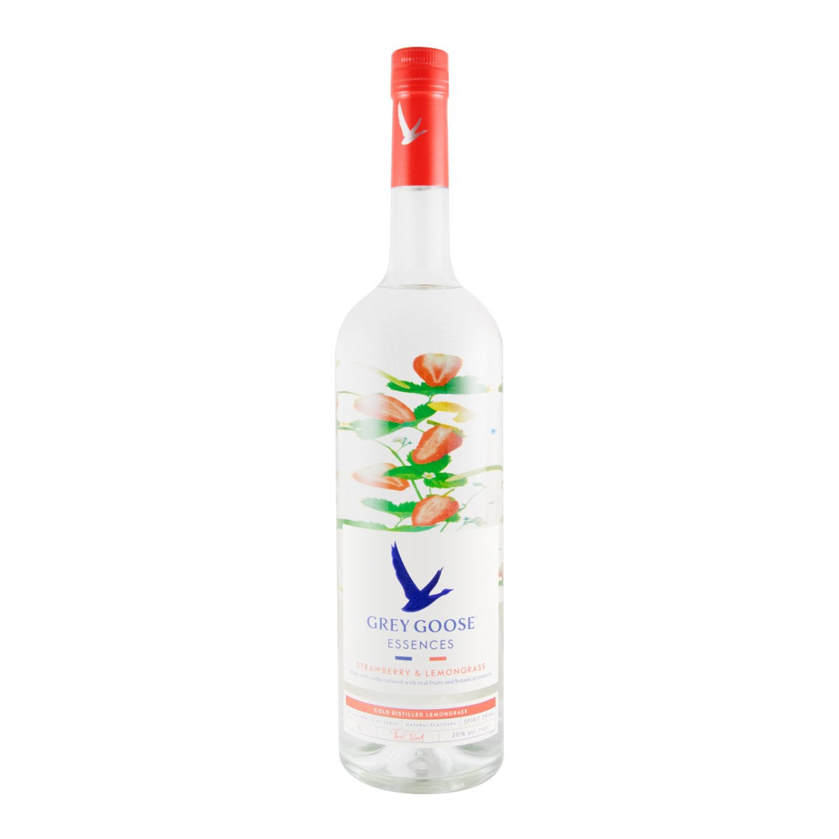 Grey Goose Essences Strawberry & Lemongrass Spirit Drink 1L 30% ABV