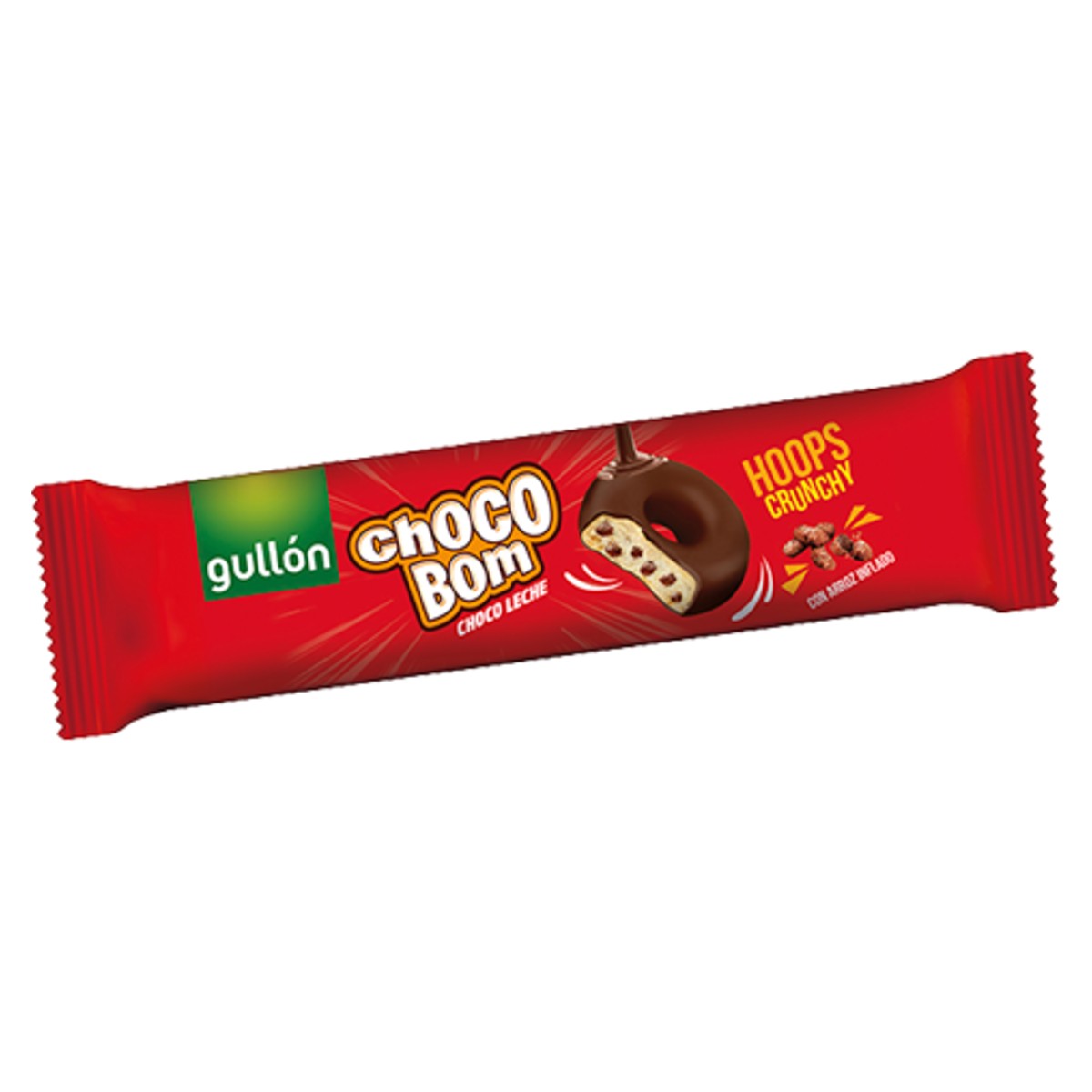 Gullón Chocobom Hoops Milk Chocolate 128g