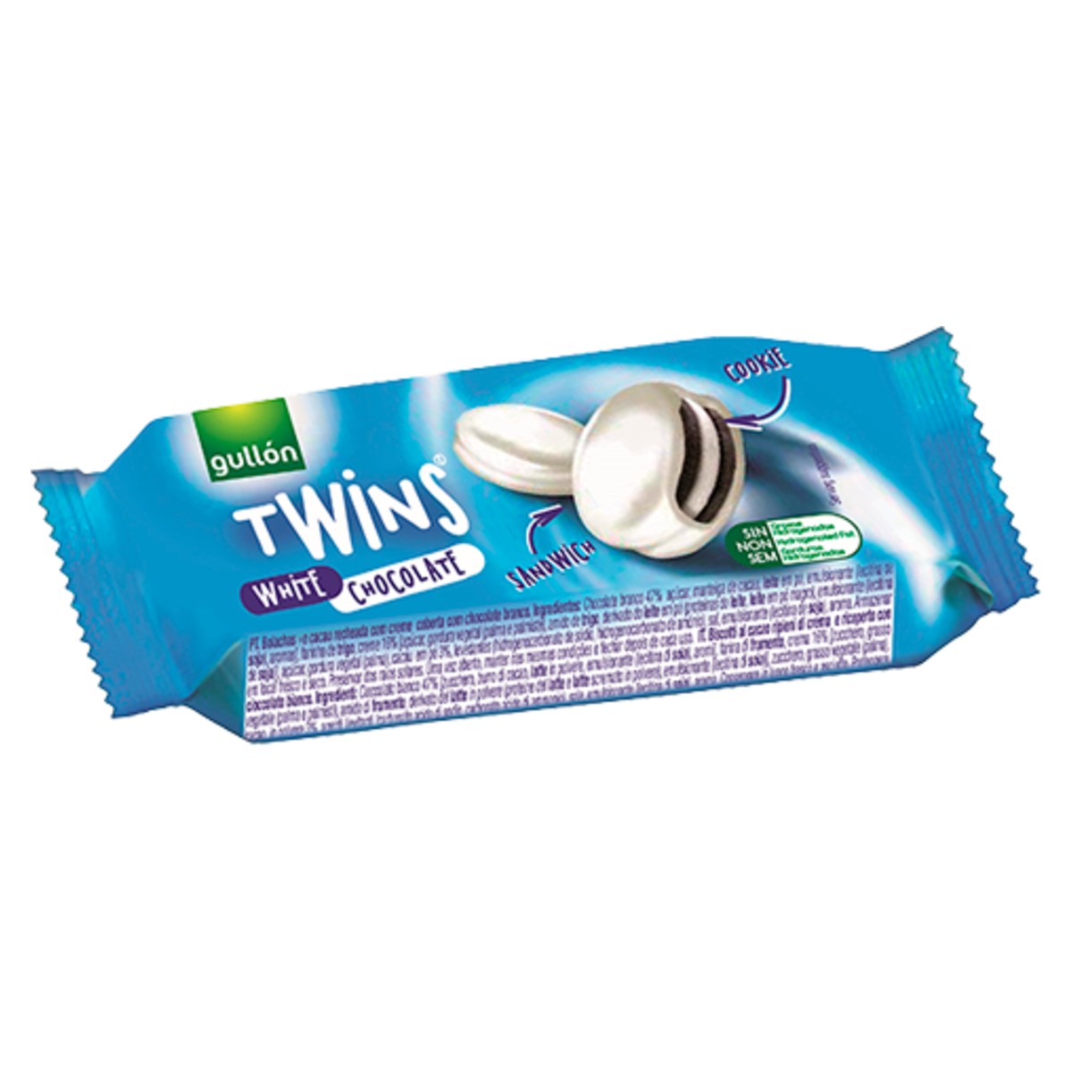 Gullón Twins White Chocolate Biscuits 42g