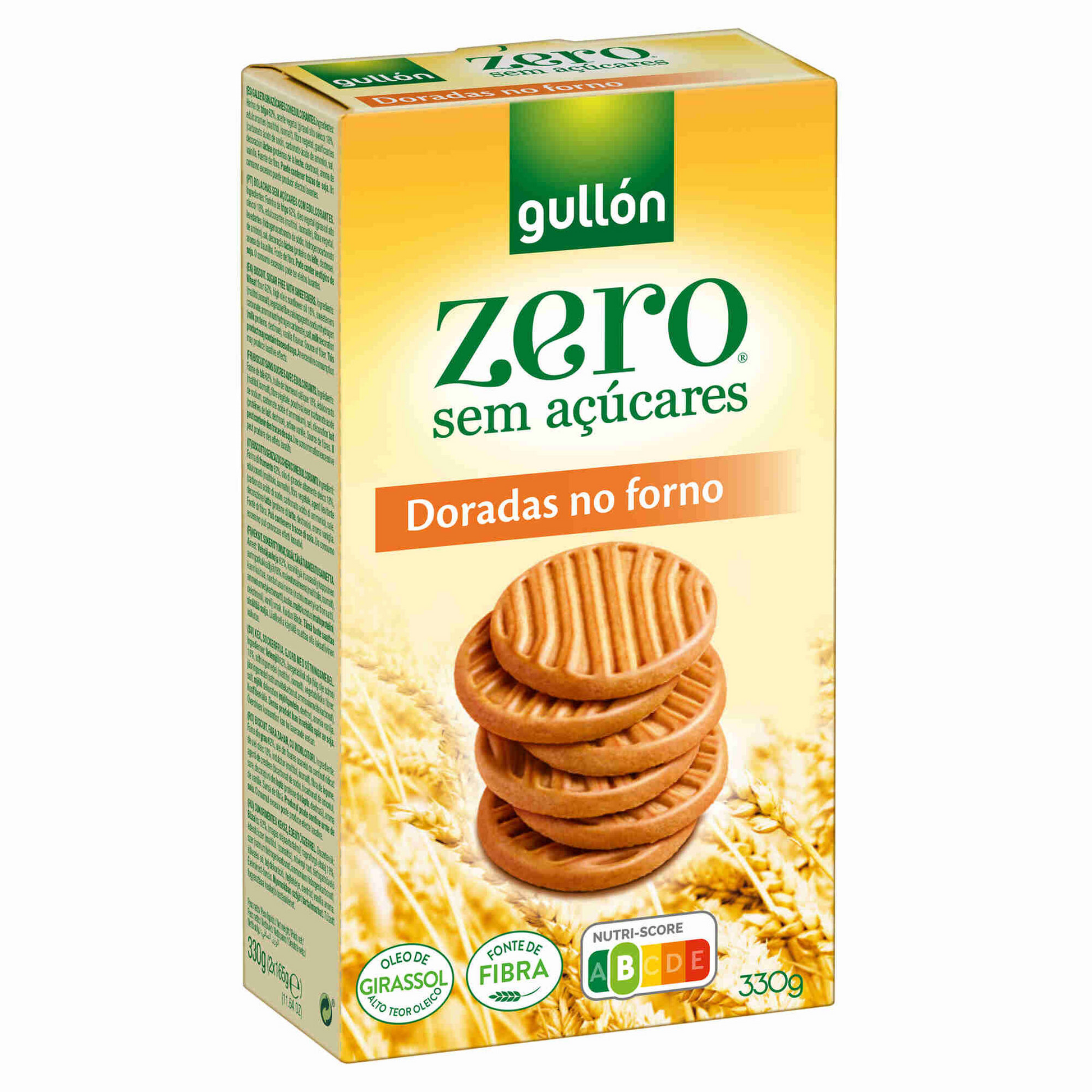 gullon diet nature golden cookies 330g light crispy golden biscuits snack
