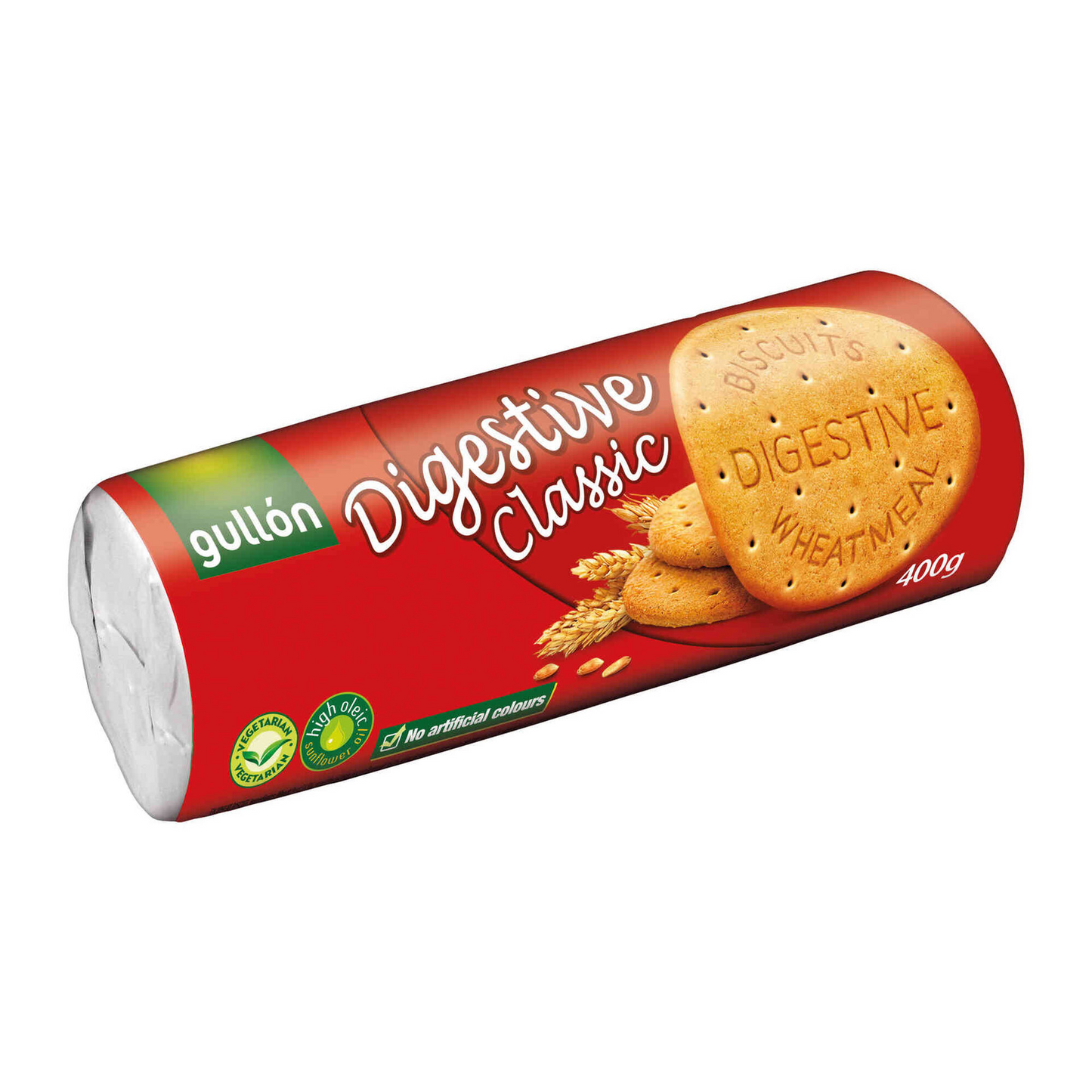 gullon digestive biscuits 400g classic crunchy plain biscuit tea time snack