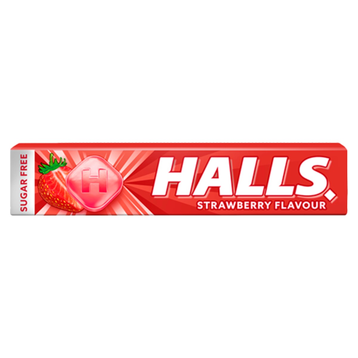 Halls Vita-C Strawberry Sugar-Free Sweets 32g