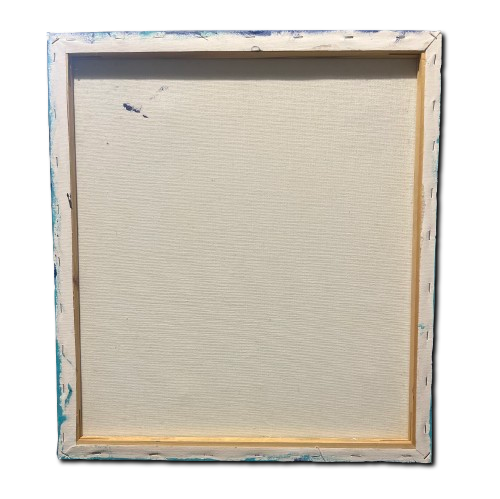 hand painted african heritage canvas 45x50cm textured 3d wall art cultural narrative elephant rhino artwork