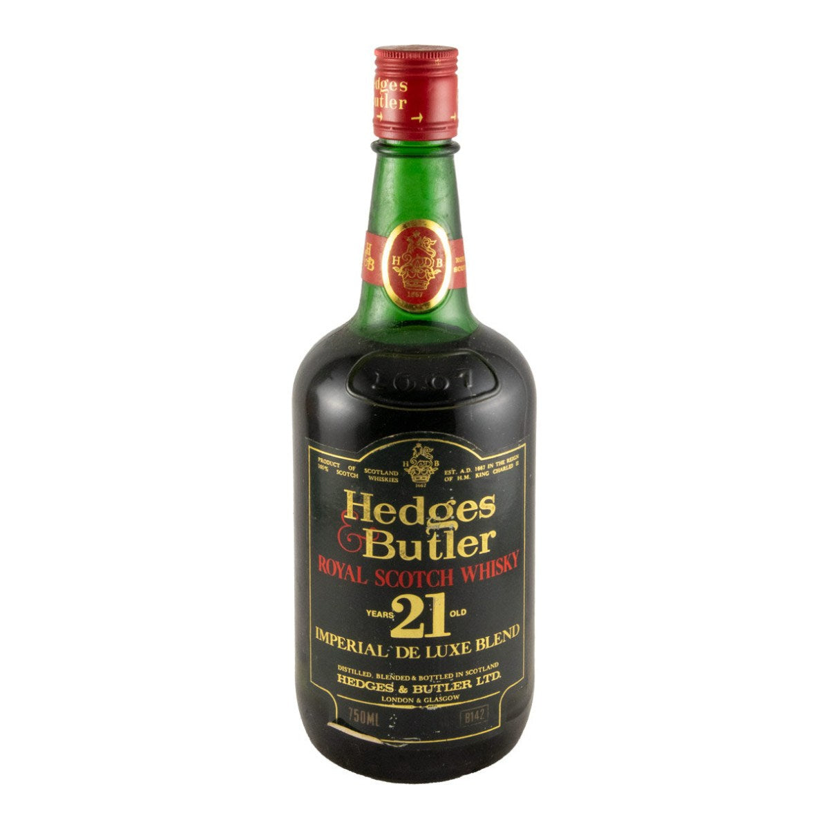 Hedges & Butler Royal 21 Year Old Blended Scotch Whisky 750ml