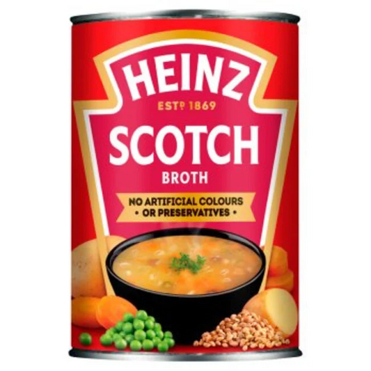 heinz scotch broth 400g british canned soup hearty broth vegetable soup barley soup pantry comfort food