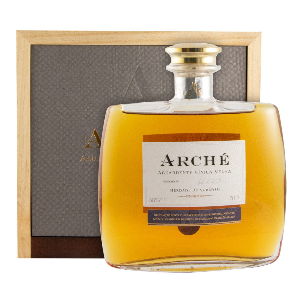 Herdade do Sobroso Arché Velha Aguardente Vínica 700ml 38% ABV
