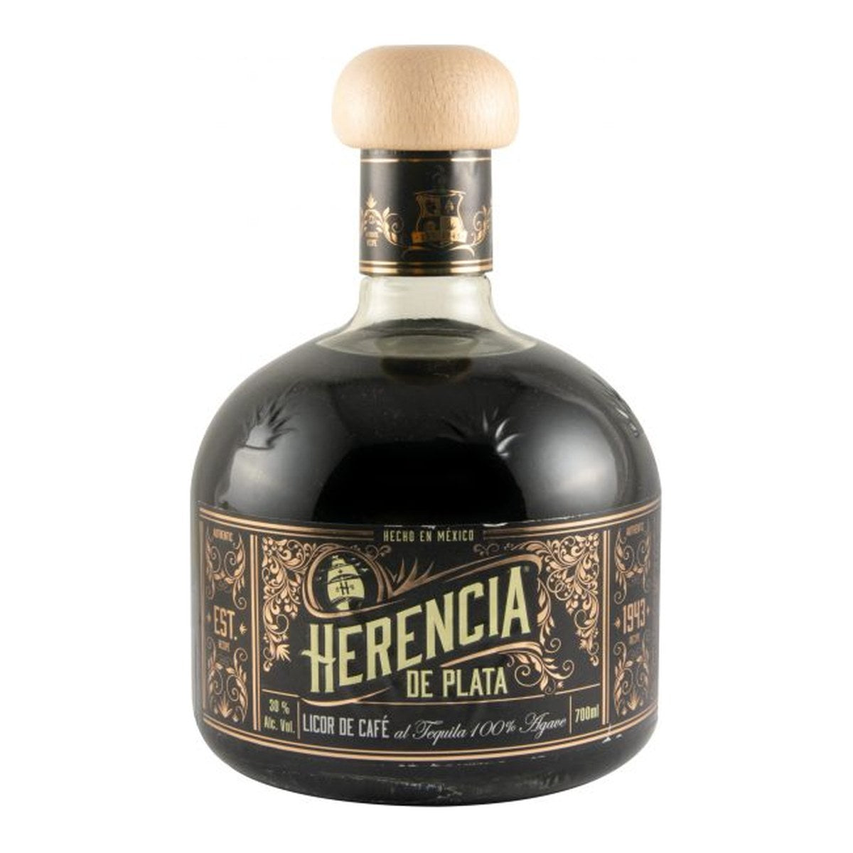 Herencia de Plata Coffee Liqueur with Tequila 700ml 30% ABV