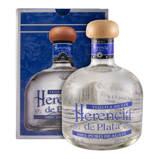 Herencia de Plata Silver 100% Agave Tequila Blanco 700ml 38% ABV