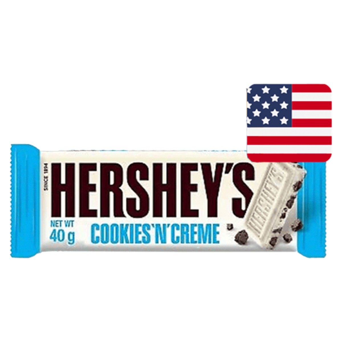 Hershey's Cookies 'n' Creme Bar 40g