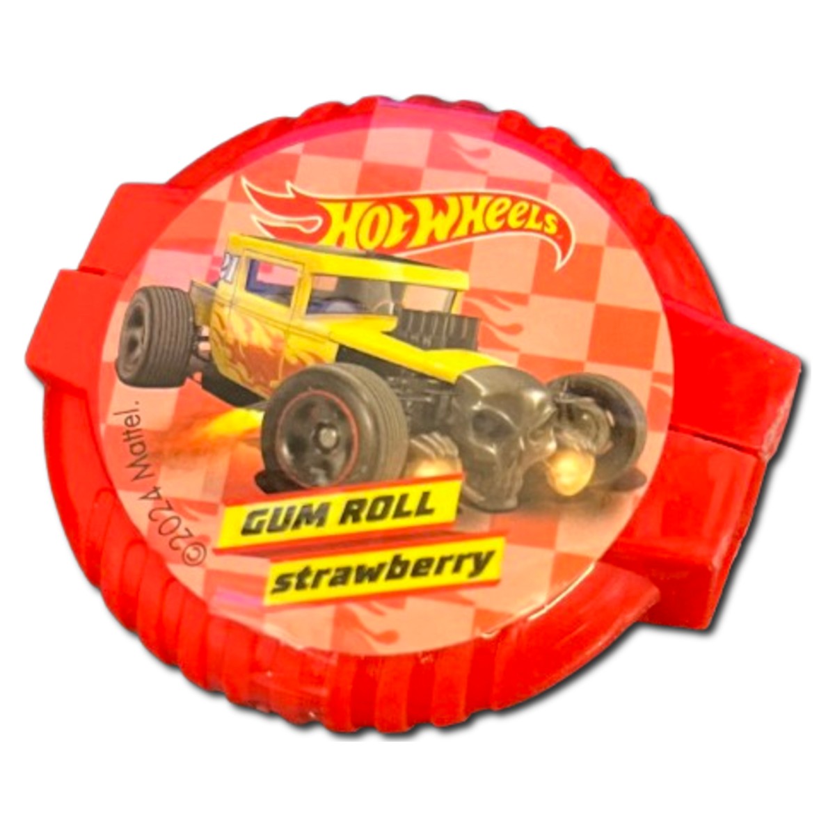 Hot Wheels Strawberry Bubble Gum Roll 15g