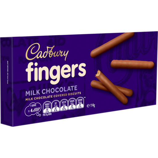 Fingers Milk Chocolate 114g Cadburys