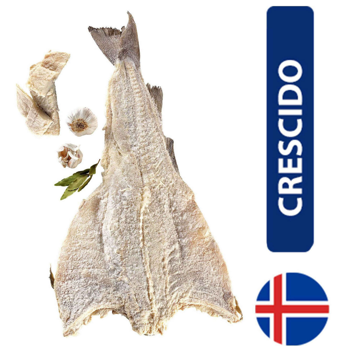 Bacalhau 1st grade Iceland Grown Dry Cod +- 1.5 kg