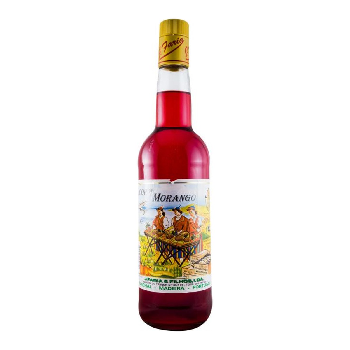 J. Faria & Filhos Strawberry Liqueur 700ml 20% ABV