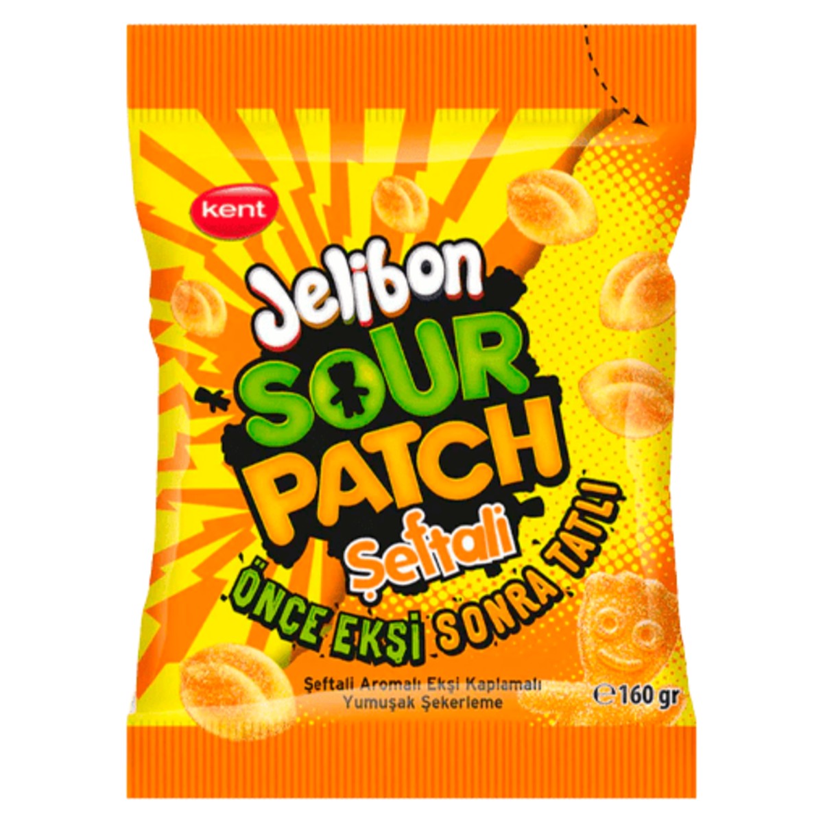 Jelibon Sour Patch Peach Gummies 80g