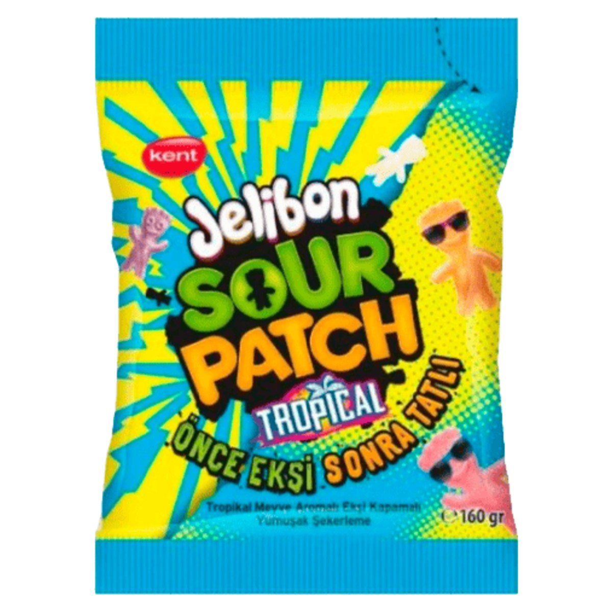 Jelibon Sour Patch Tropical Gummies 80g