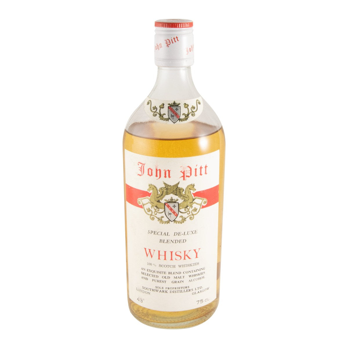 John Pitt Special De Luxe 1970s Blended Scotch Whisky 700ml 43% ABV