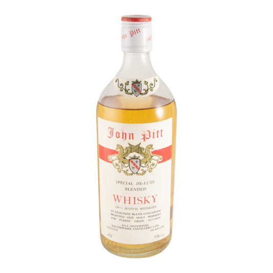 John Pitt Special De Luxe 1970s Blended Scotch Whisky 700ml 43% ABV