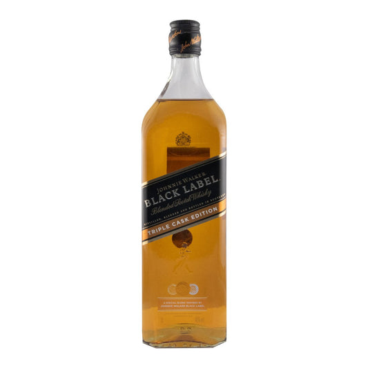 Johnnie Walker Black Label 12 Year Old Triple Cask Edition Blended Scotch Whisky 1L 40% ABV