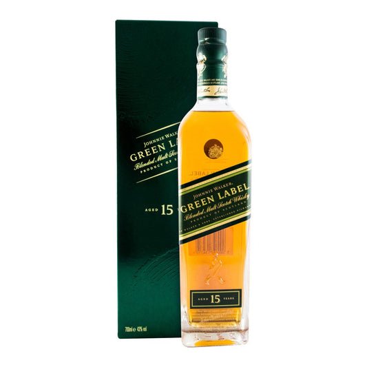 Johnnie Walker Green Label 15 Year Old Blended Malt Scotch Whisky 700ml 43% ABV