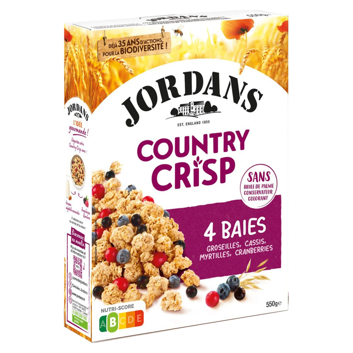 Jordans Country Crisp 4 Baies 500g