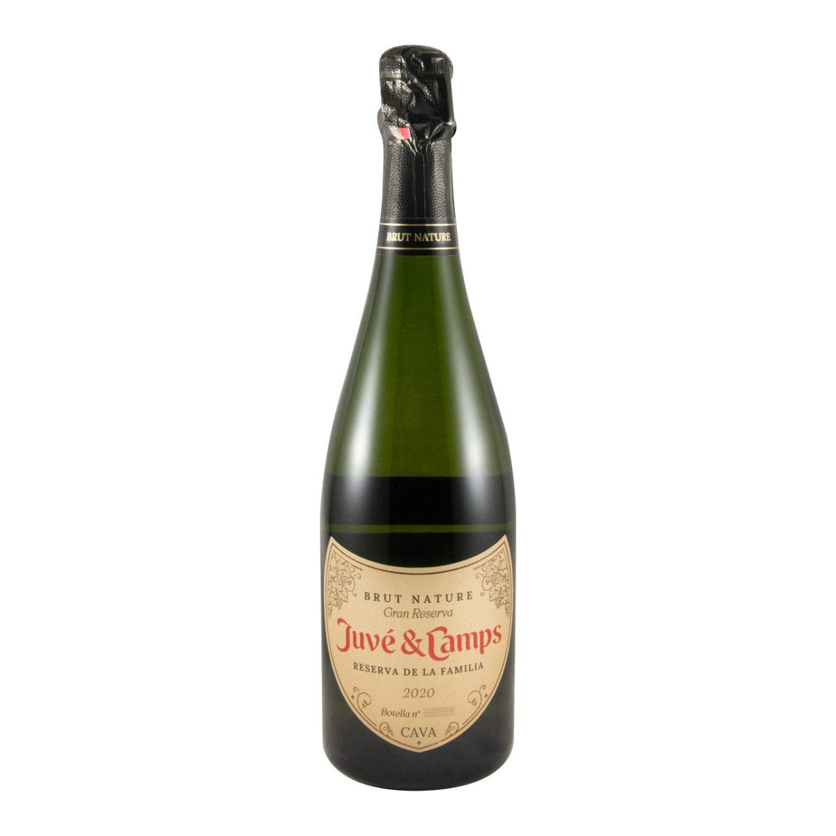 Juvé & Camps Cava Reserva de la Familia Brut Nature Organic Sparkling White Wine Penedès 2020 750ml 12% ABV