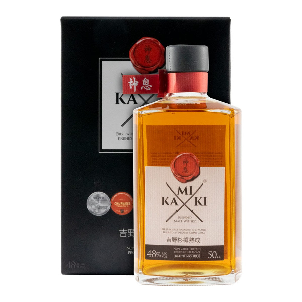 Kamiki Batch No. 003 Japanese Blended Malt Whisky 500ml 48% ABV