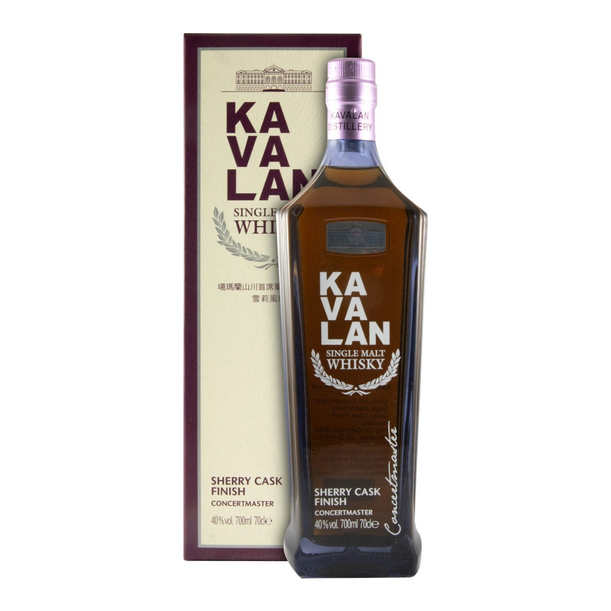 Kavalan Concertmaster Single Malt Whisky 700ml 40% ABV