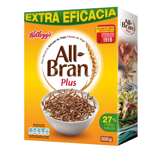 Kelloggs All Bran Cereal 500g XXL – children youth cereals – breakfast cereals