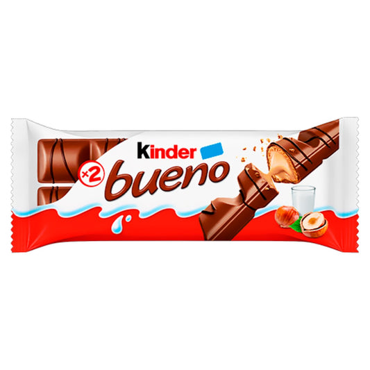 Kinder Bueno Milk Chocolate Wafer Bar 43g