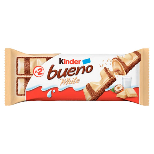Kinder Bueno White Chocolate Wafer Bar 39g