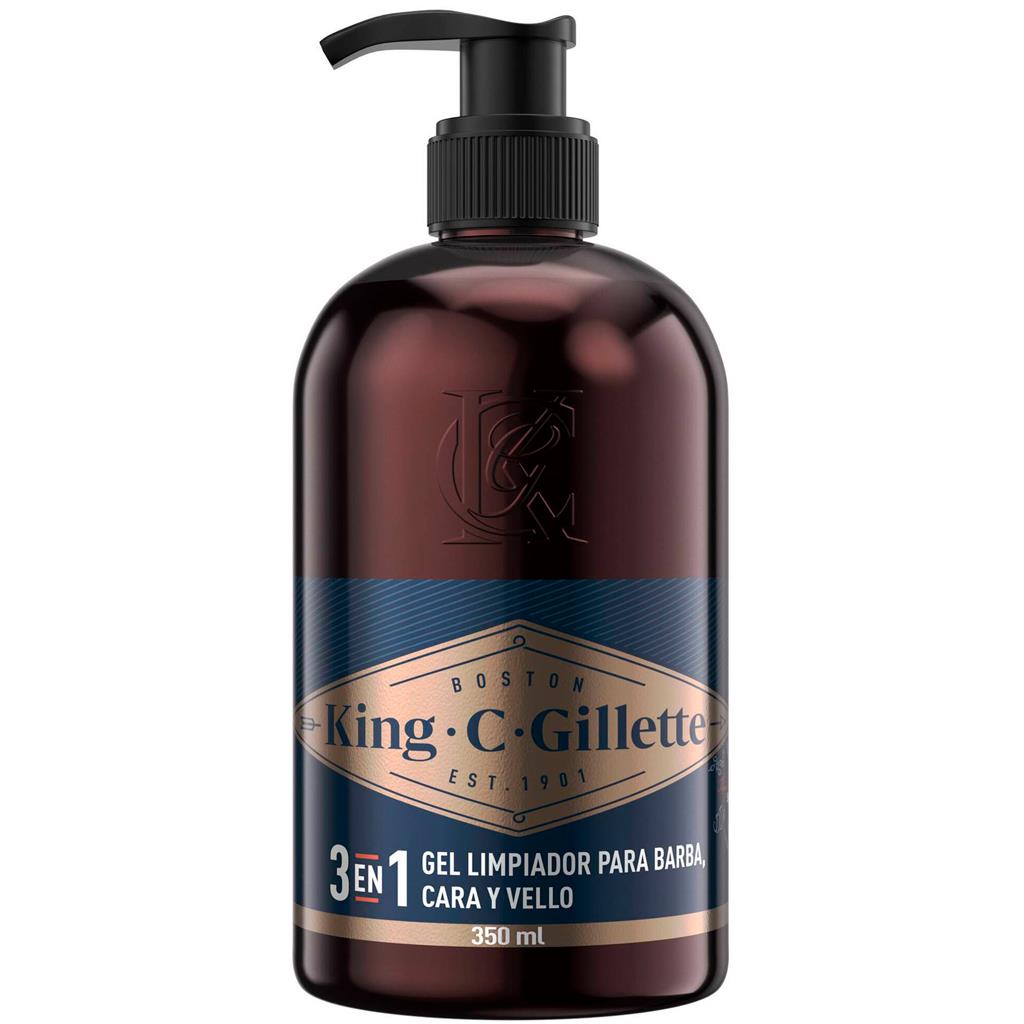 King C. Gillette Beard and Face Cleansing Gel 350ml