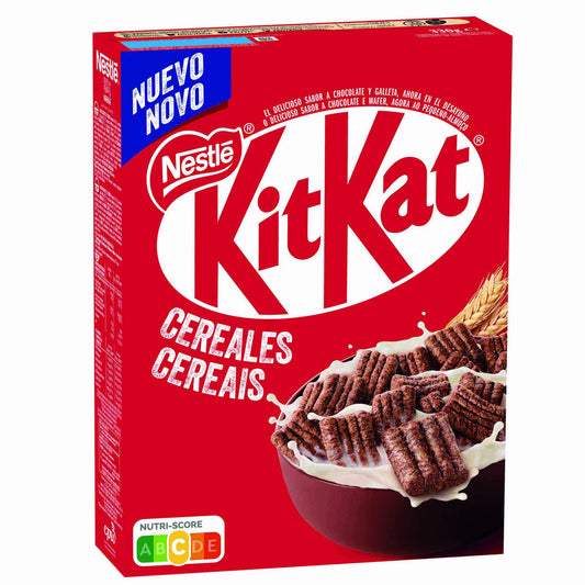kitkat milk chocolate cereal 330g nestle crunchy chocolate breakfast cereal