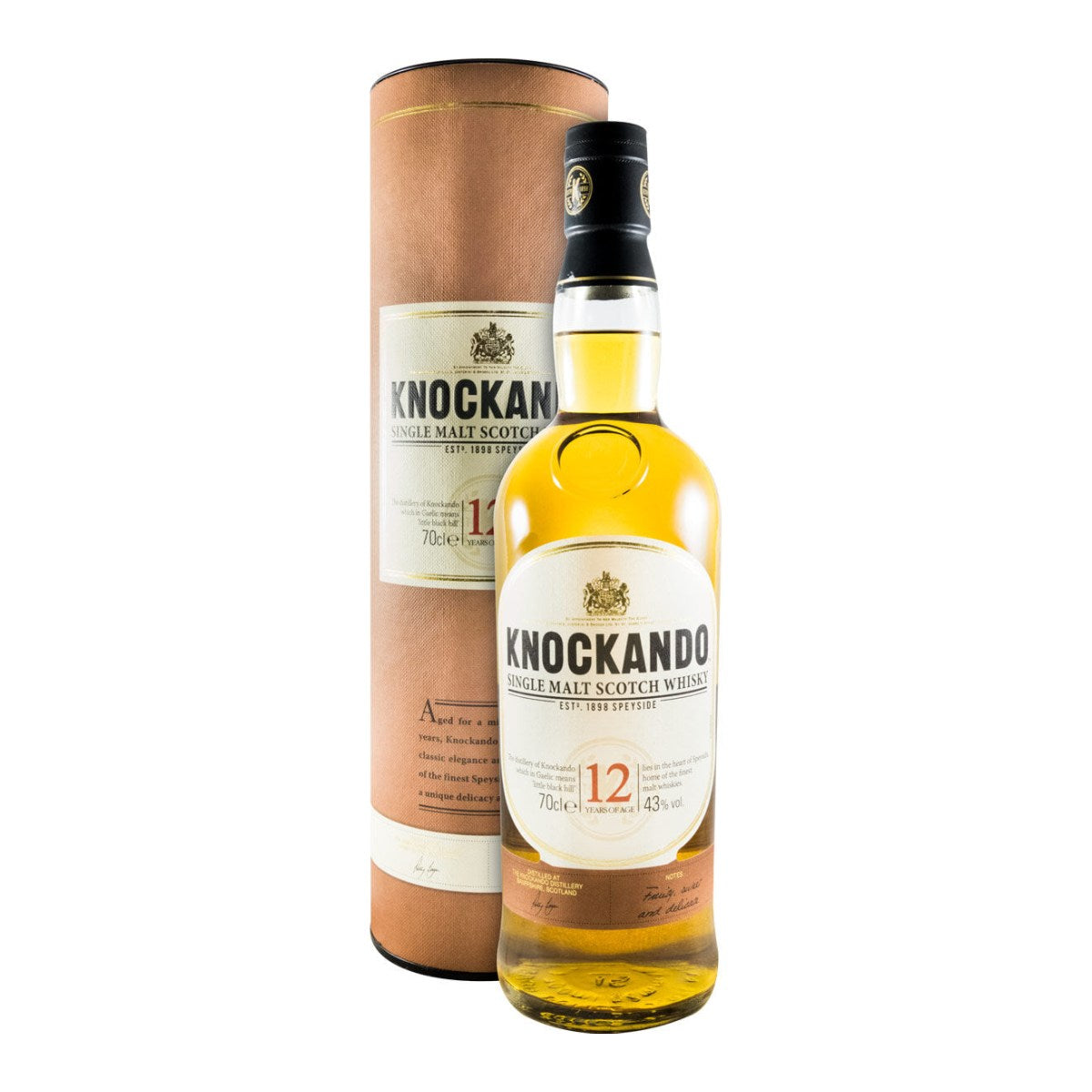 Knockando 12 Year Old Single Malt Scotch Whisky 700ml 43% ABV